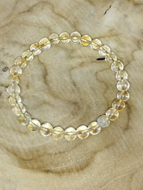 Bracelet en Citrine Naturelle  6mm