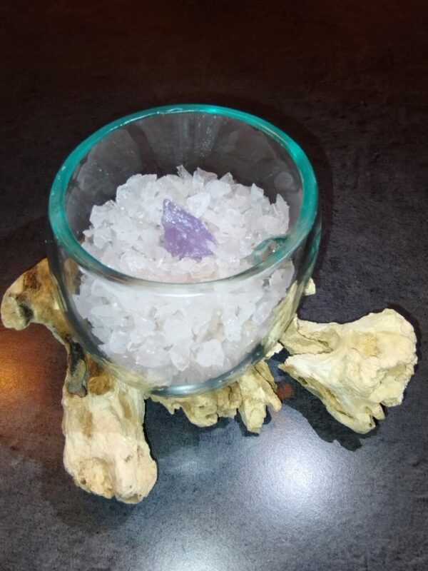 Coupelle de Quartz rose