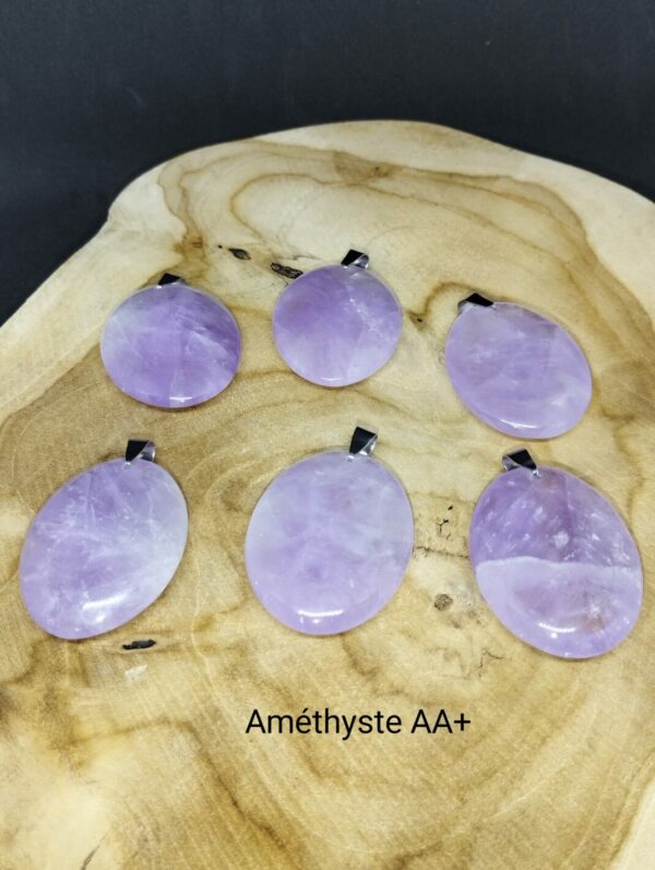 Améthyste en pendentif AA+