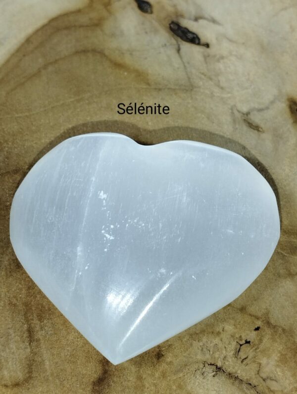 Coeur en Sélénite A+