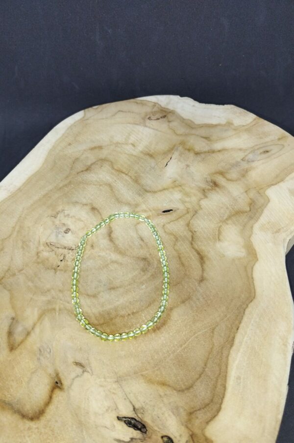 Bracelet Péridot 4 mm AAA