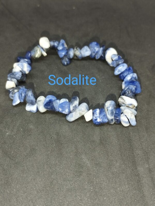 Bracelet Sodalite en barroque