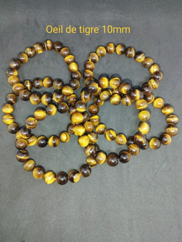 Bracelet Oeil de tigre 10 mm
