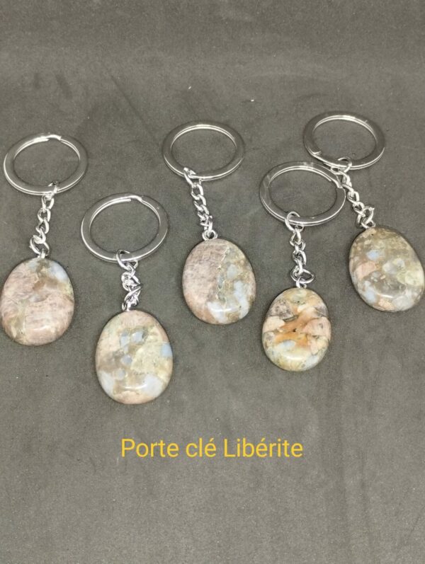 Porte clés Libérite Bleue