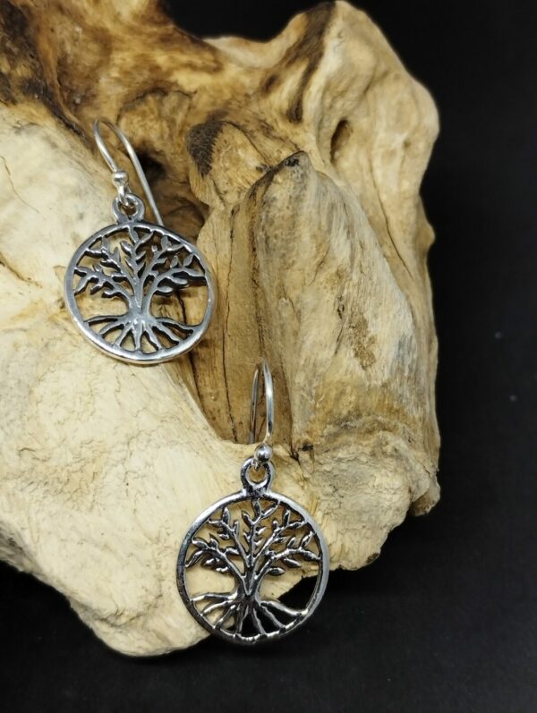 boucles d'oreilles en arbre de vie