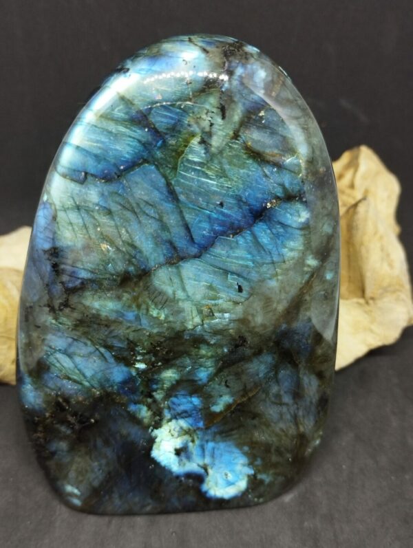 Labradorite bloc reflet bleues