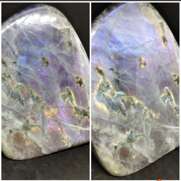 Labradorite viollette en bloc