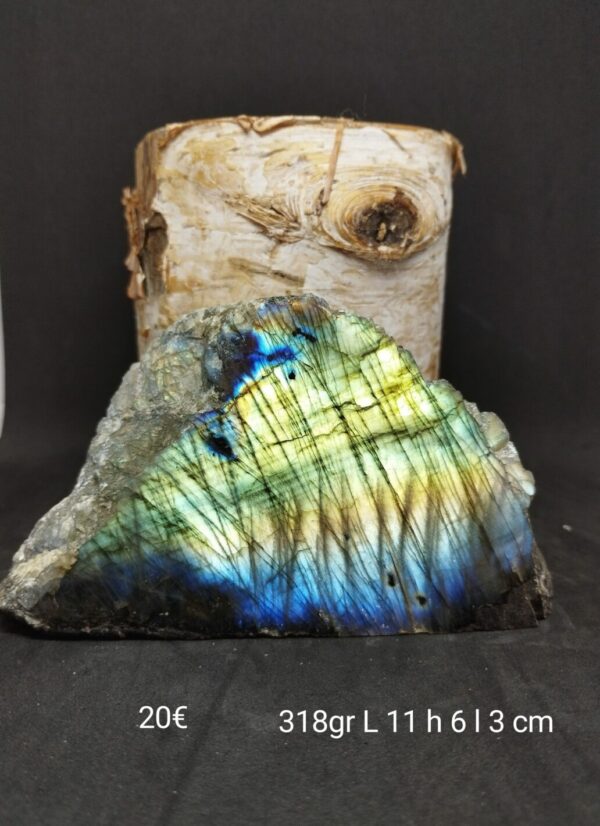 Labradorite polie et brute