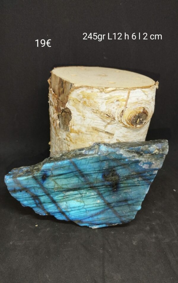 Labradorite polie brute