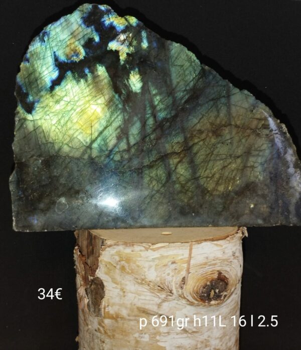 Labradorite Polie et brute
