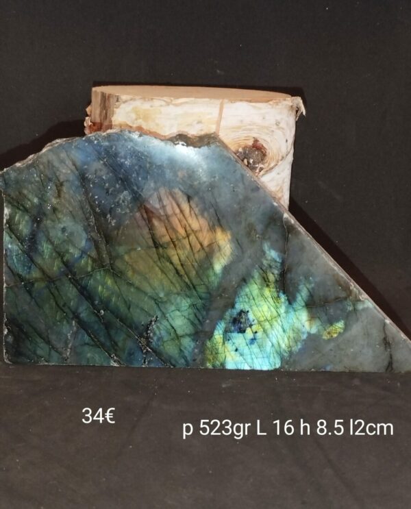 Labradorite Polie et brute
