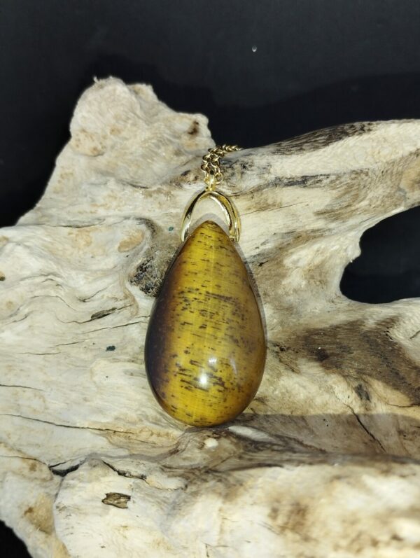 Oeil de tigre pendentif