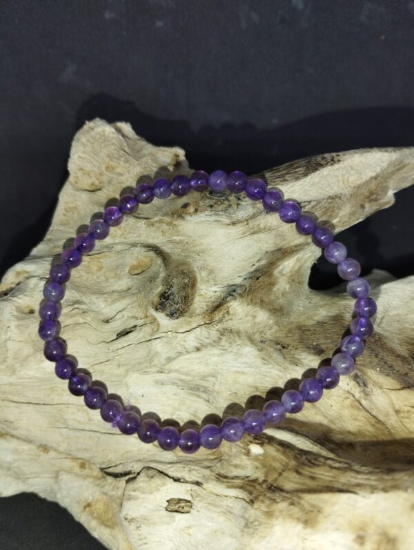 Bracelet Améthyste 4mm