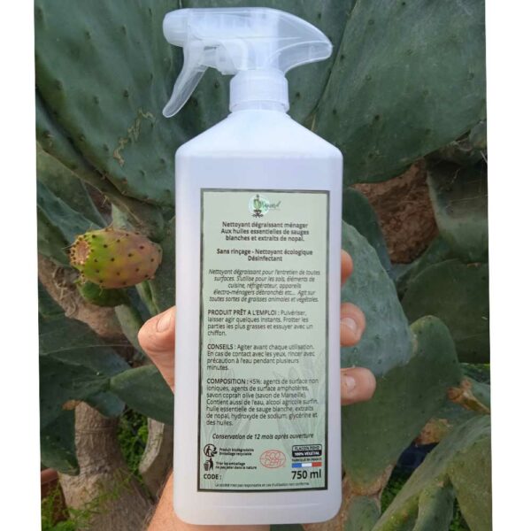 Nettoyant écologique au nopal et à la sauge blanche. sans rinçage – Image 2