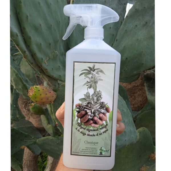 Nettoyant écologique au nopal et à la sauge blanche. sans rinçage