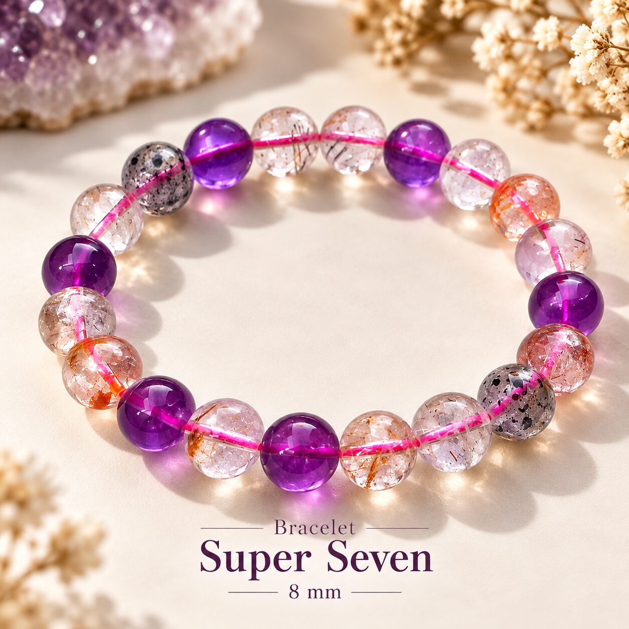 Bracelet super seven qualité AA – Image 2